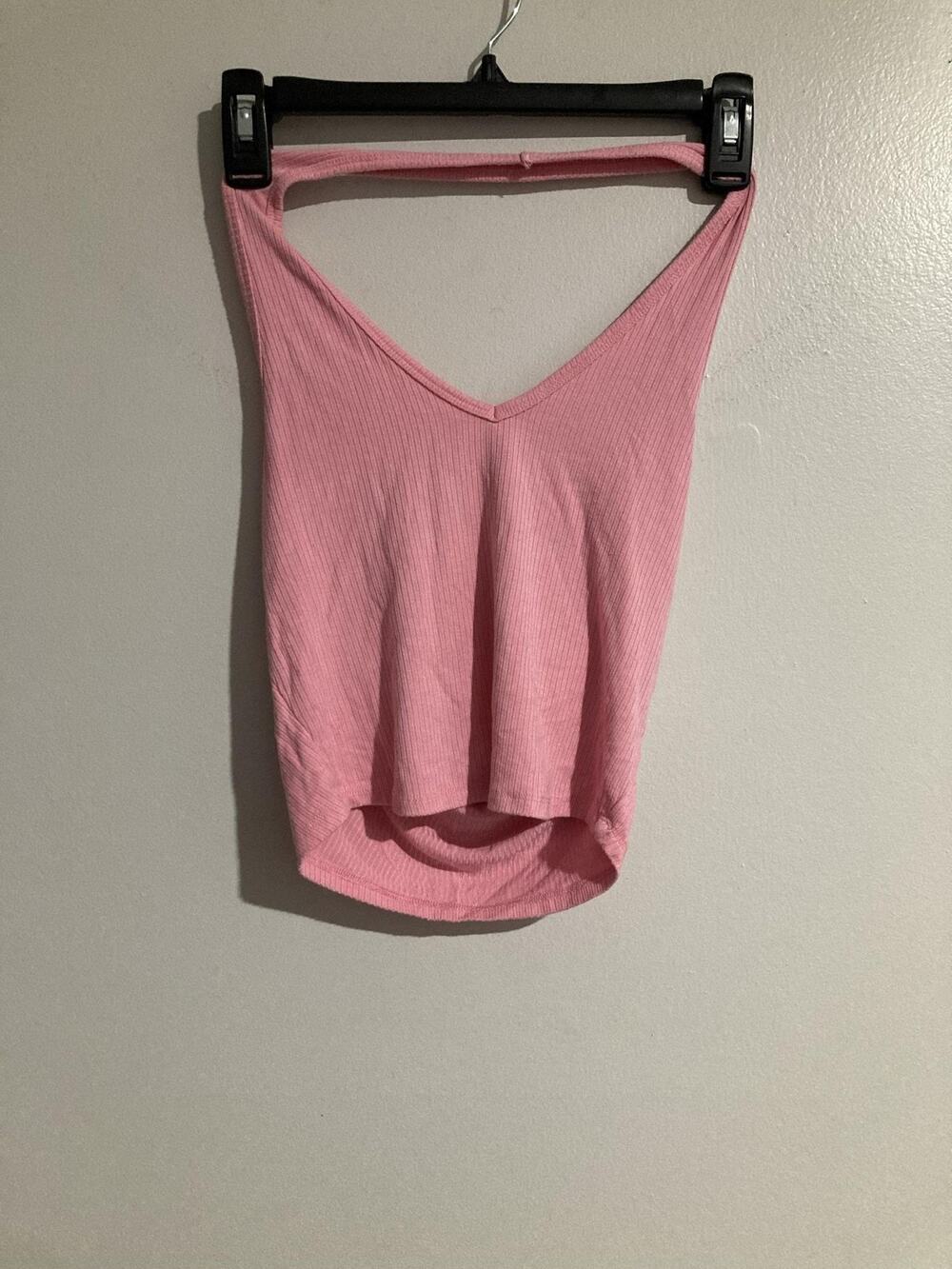Tillys Tank Womens L Pink Camisole Rayon Spandex Slim Stretch Lightweight